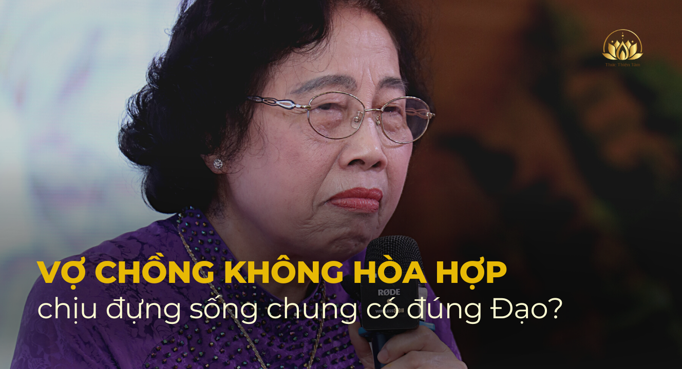 VỢ CHỒNG KHÔNG HÒA HỢP VẪN CHỊU ĐỰNG CHUNG SỐNG LIỆU CÓ ĐÚNG ĐẠO?